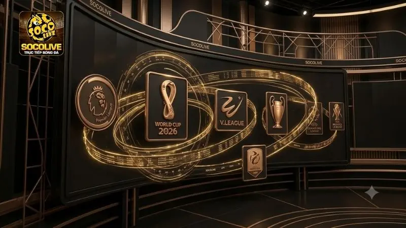 Bảng xếp hạng Premier League, World Cup, Champions League, V-League và nhiều giải đấu khác