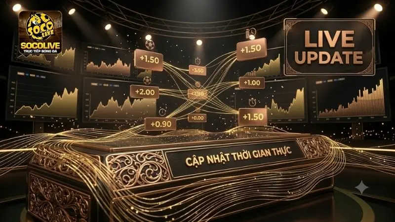 Tỷ lệ kèo bóng đá được cập nhật trực tuyến theo thời gian thực trên Socolive TV